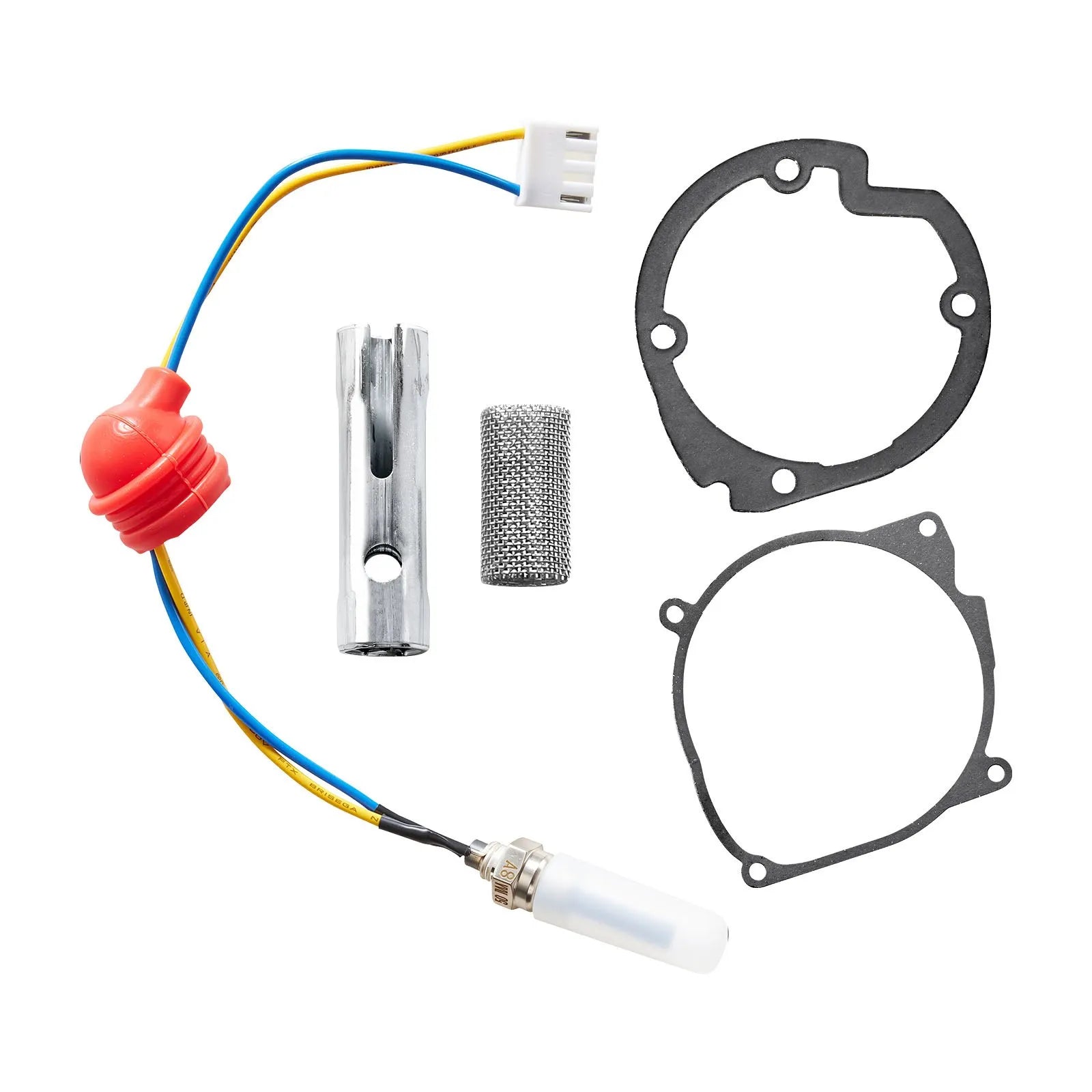 VEVOR 8V Glow Plug Repair Kit for Diesel Air Heaters, Parking Heater Glow Ignition Plug Kit with Atomization Mesh, Compatible with 2KW, 5KW, 8KW Diesel Heaters for Car, Truck, and Boat 
