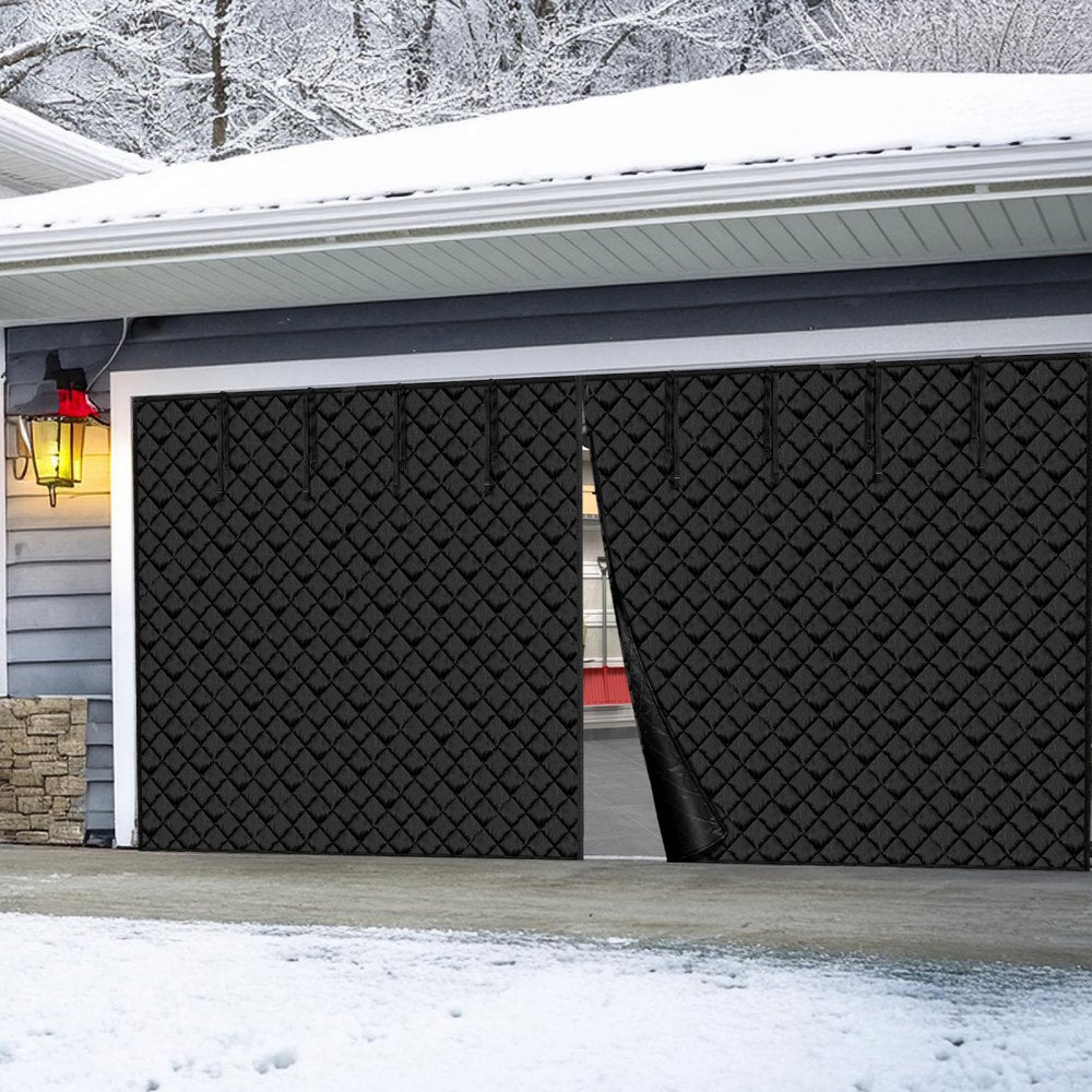 VEVOR Garage Door Screen for Winter 16.3 x 7.15 ft Garage Door Insulation Kit 