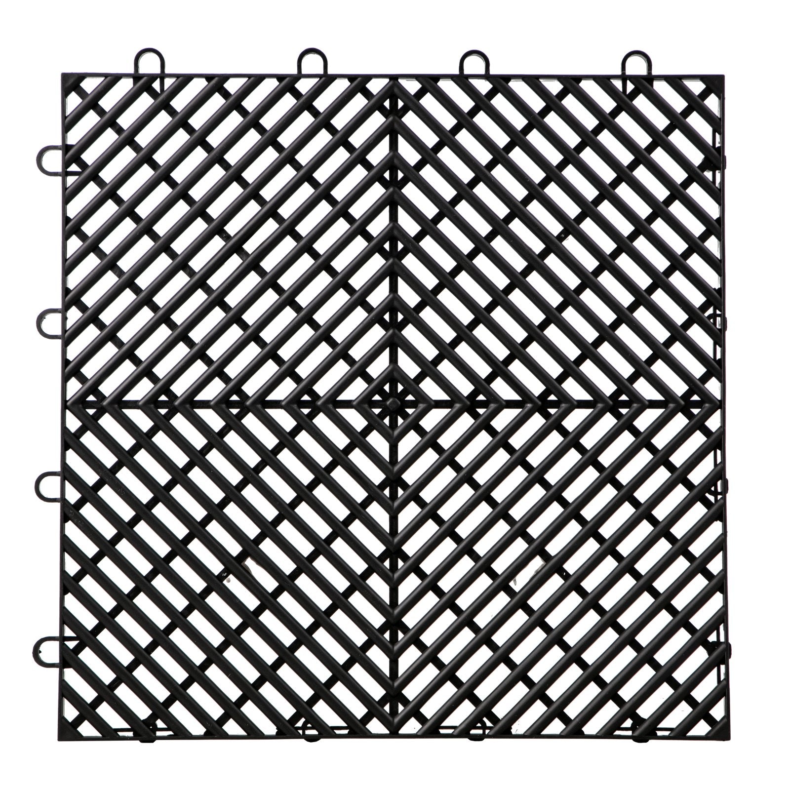 VEVOR Tiles Interlocking 55 PCS Black, Drainage Tiles 12x12x0.5 Inches, Deck Tiles Outdoor Floor Tiles, Outdoor Interlocking Tiles, Deck Flooring for Pool Shower Bathroom Deck Patio Garage 