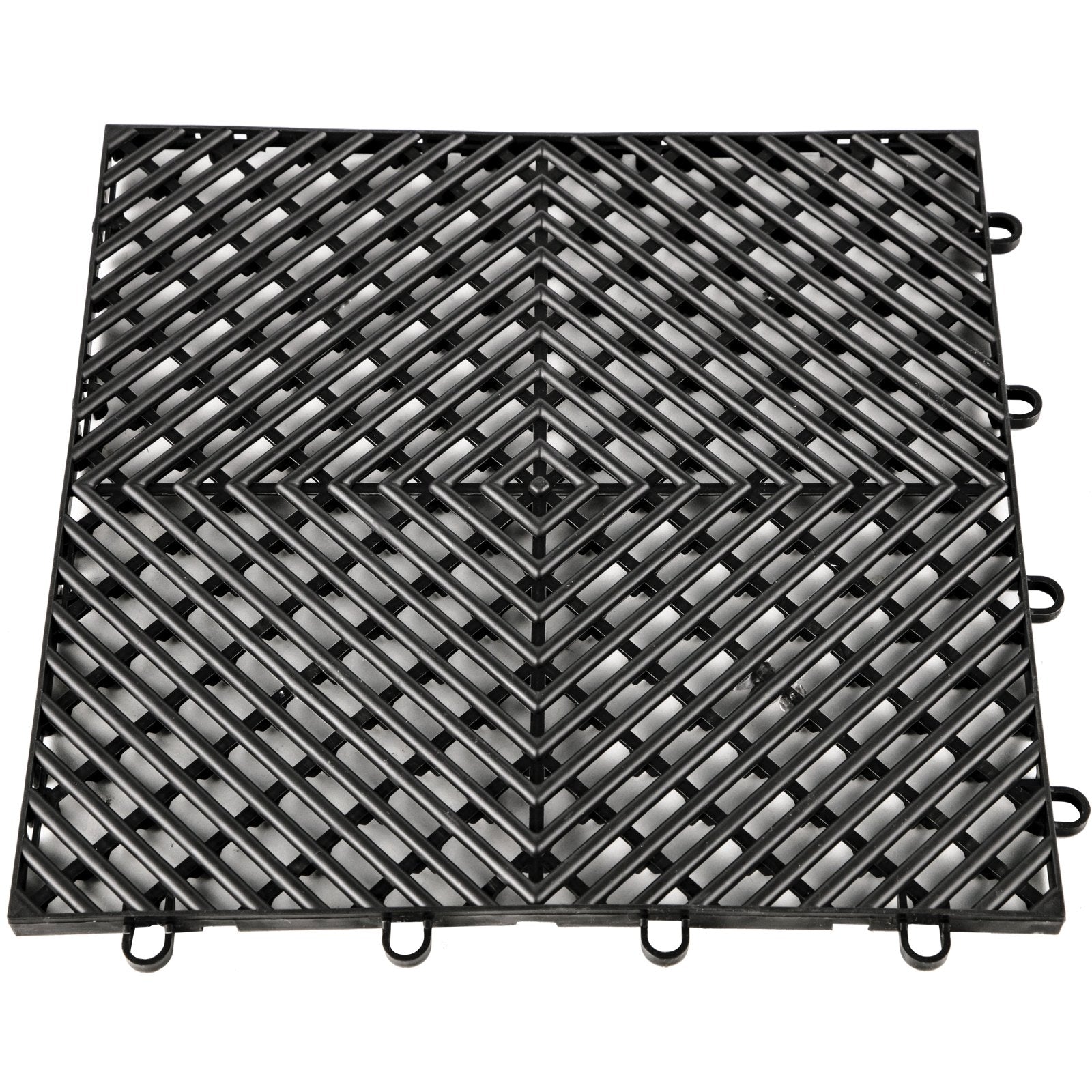 VEVOR Tiles Interlocking 55 PCS Black, Drainage Tiles 12x12x0.5 Inches, Deck Tiles Outdoor Floor Tiles, Outdoor Interlocking Tiles, Deck Flooring for Pool Shower Bathroom Deck Patio Garage 
