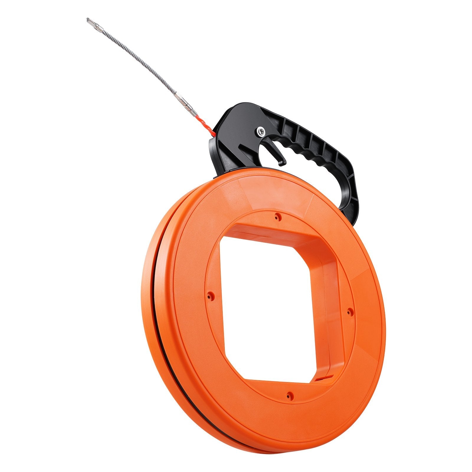 VEVOR Fish Tape Wire Cable Line Puller 100 ft 1/4 in PET with High Plastic Case 
