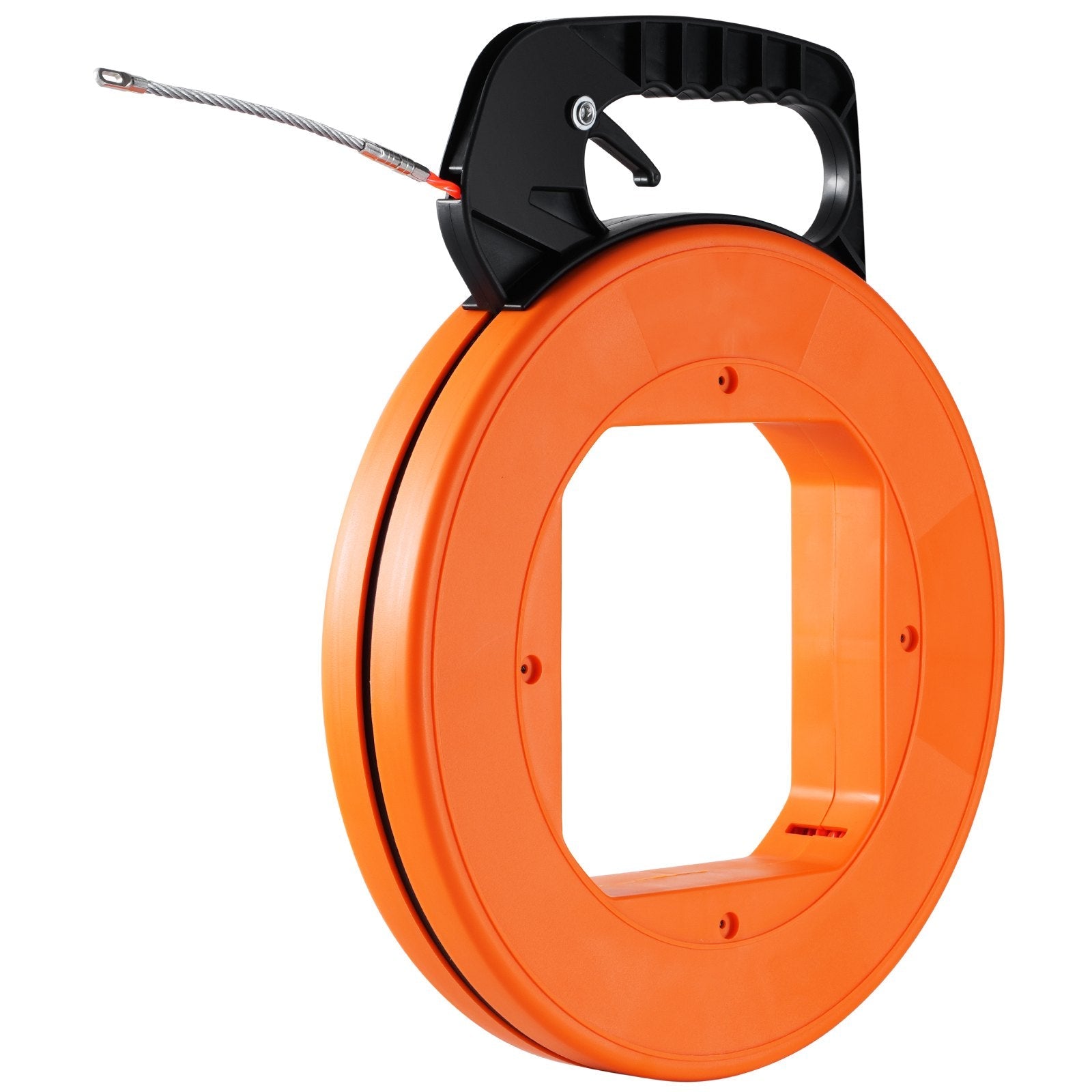 VEVOR Fish Tape Wire Cable Line Puller 100 ft 1/4 in PET with High Plastic Case 