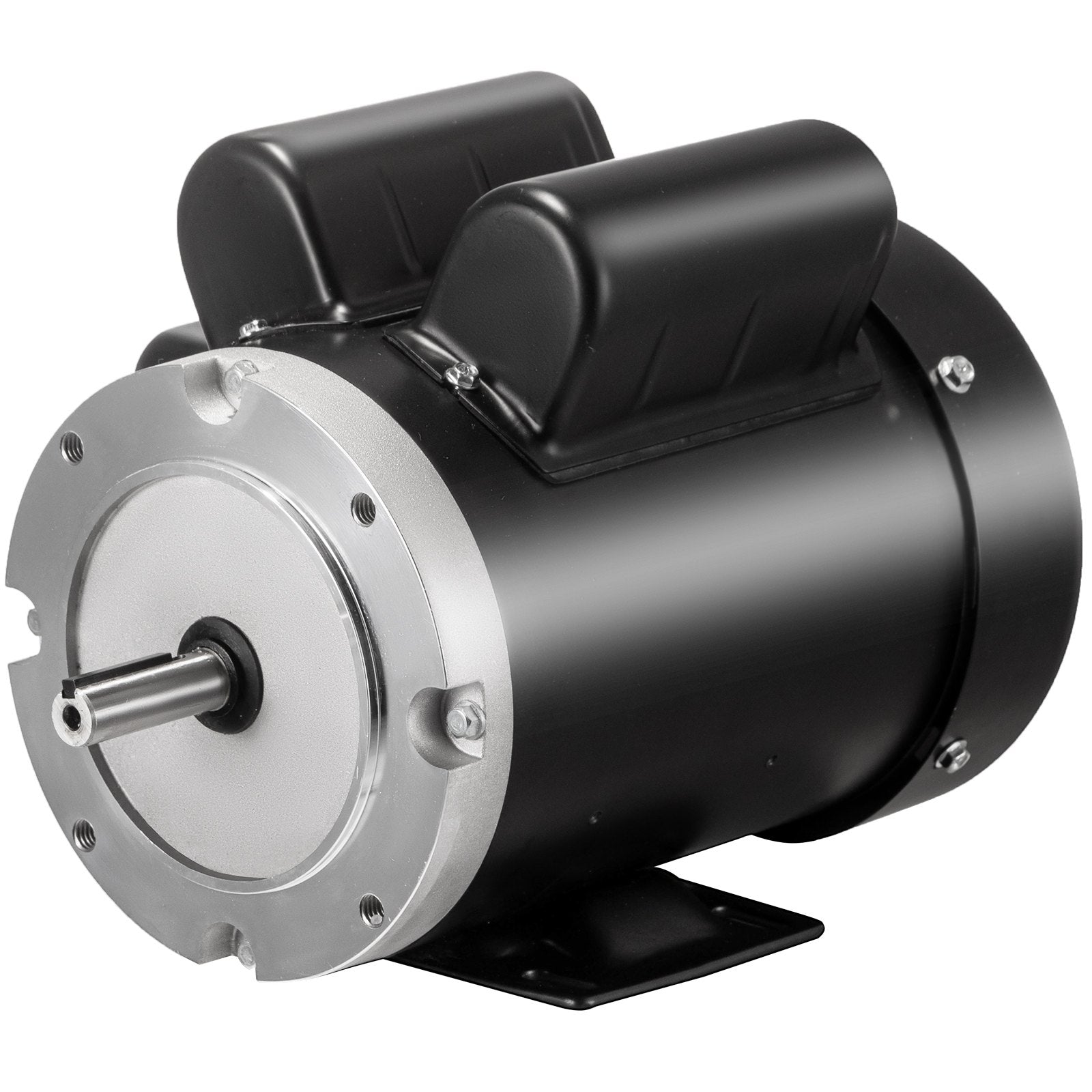 VEVOR 115V 230 V Electric Motor 56C Frame 1.5 hp Electric Motor 1725 RPM Single Phase Electric Motor 5/8 Inch Keyed Shaft for the Matching of Water Pumps 