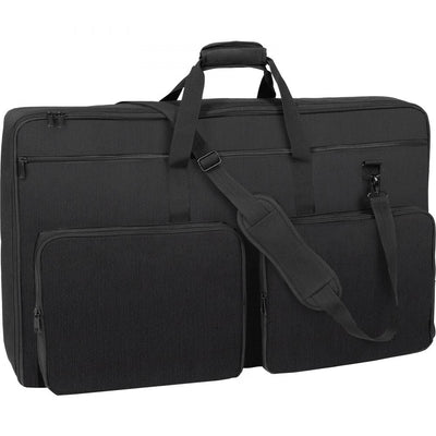 VEVOR Padded DJ Mixer Gig Bag, 1200D Oxford Fabric, DJ Gear Carry Bag with a Storage Pocket 4.92 ft Removable Shoulder Strap 0.39 in Padding, 32.6 x 8.6 x 20.4 in Storage Case Fits for DJ Controller 