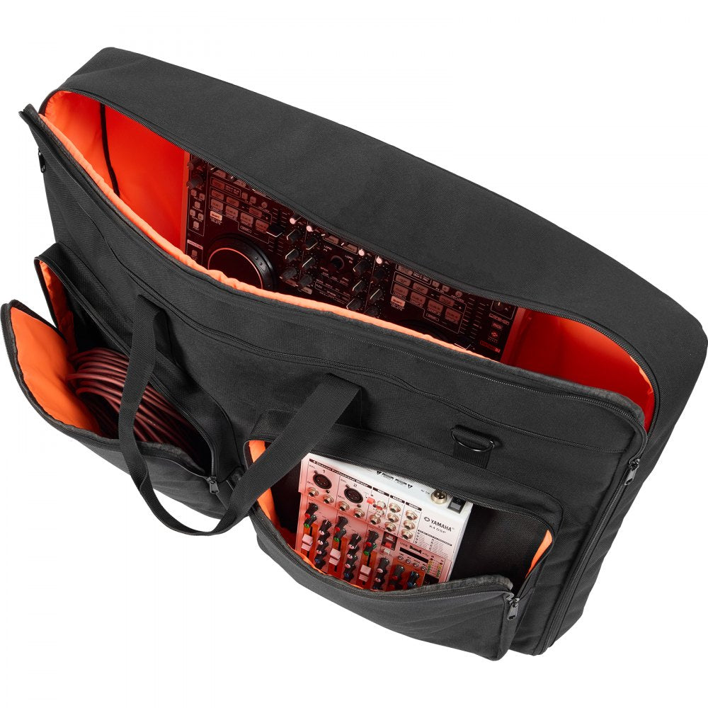 VEVOR Padded DJ Mixer Gig Bag, 1200D Oxford Fabric, DJ Gear Carry Bag with a Storage Pocket 4.92 ft Removable Shoulder Strap 0.39 in Padding, 32.6 x 8.6 x 20.4 in Storage Case Fits for DJ Controller 