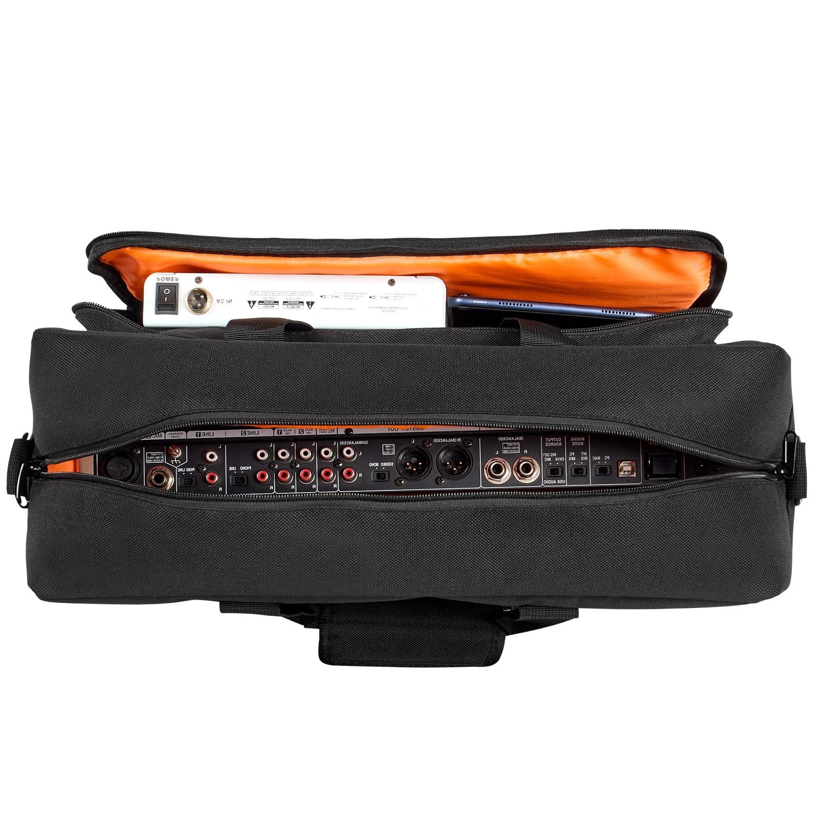 VEVOR Padded DJ Mixer Gig Bag, 1200D Oxford Fabric, DJ Gear Carry Bag with a Storage Pocket 4.92 ft Removable Shoulder Strap 0.39 in Padding, 19.29 x 8.66 x 15.34 in Storage Case for DJ Controller 