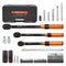 47-Piece Click Torque Wrench Set, 1/4