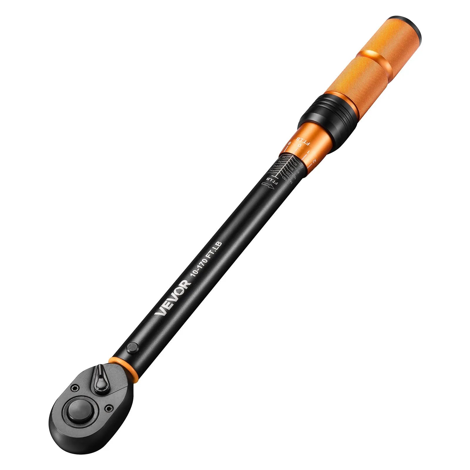 47-Piece Click Torque Wrench Set, 1/4", 3/8" & 1/2" Drive, ±3% Precision with Sockets, Bits & Storage Case