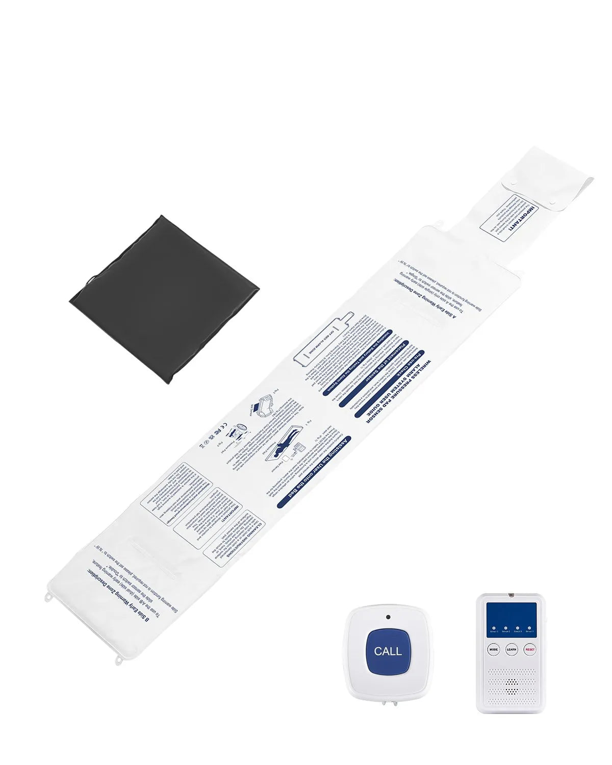 VEVOR Early Alert Bed Alarm System Wireless Bed and Chair Sensor Pad with Pager