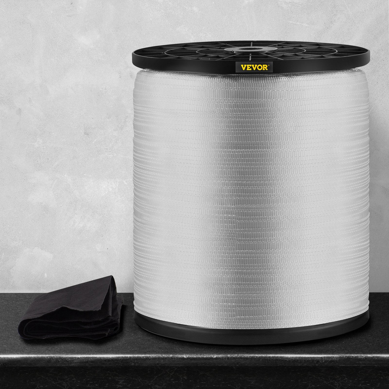 VEVOR 2500Lbs Polyester Pull Tape, 3153\' x 3/4\" Flat Tape for Wire & Cable Conduit Work Variable Functions, Flat Rope for Pulling/Loading/Packing in Any Weather CONDITON 