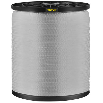 VEVOR 2500Lbs Polyester Pull Tape, 3153\' x 3/4\" Flat Tape for Wire & Cable Conduit Work Variable Functions, Flat Rope for Pulling/Loading/Packing in Any Weather CONDITON 