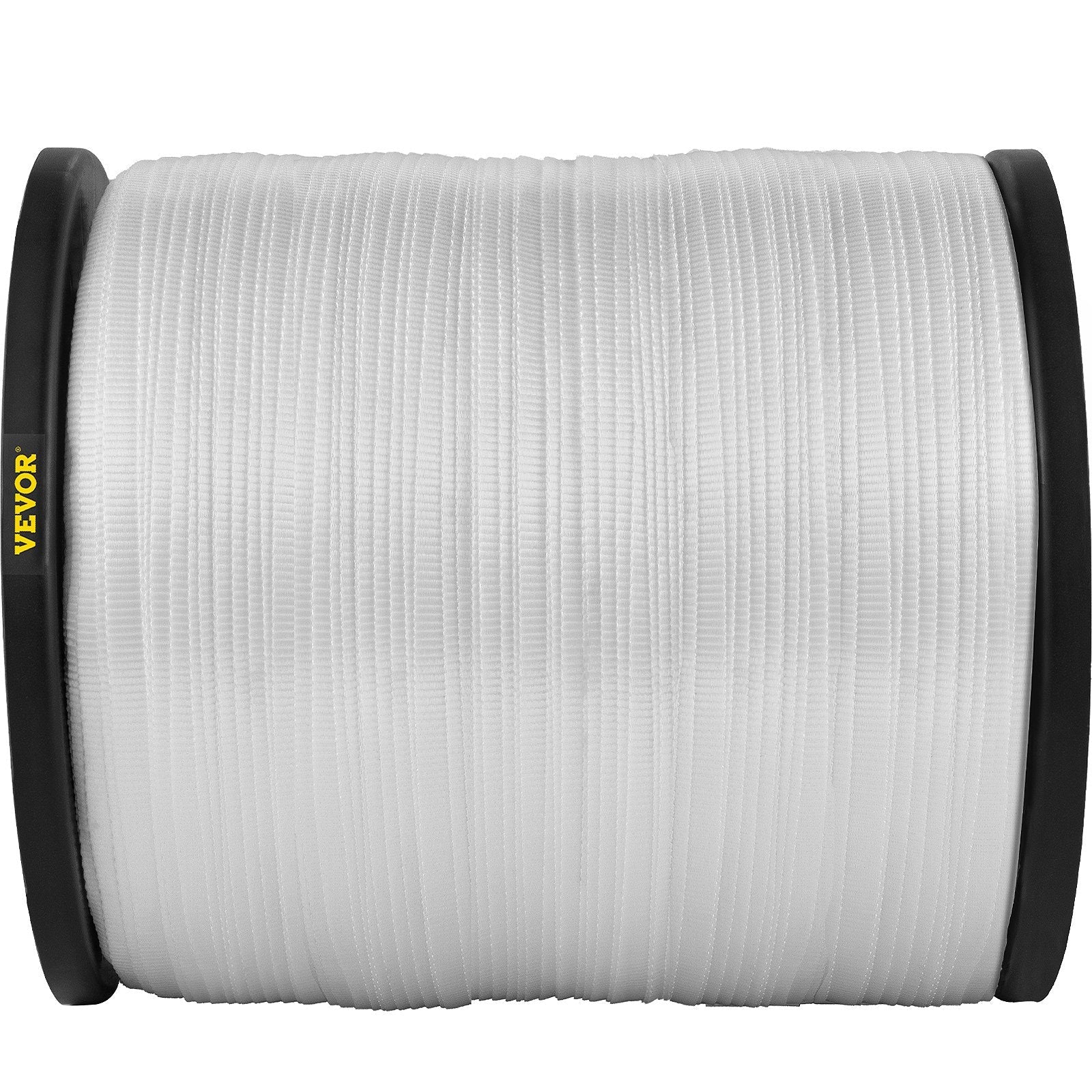 VEVOR 2500Lbs Polyester Pull Tape, 3153\' x 3/4\" Flat Tape for Wire & Cable Conduit Work Variable Functions, Flat Rope for Pulling/Loading/Packing in Any Weather CONDITON 