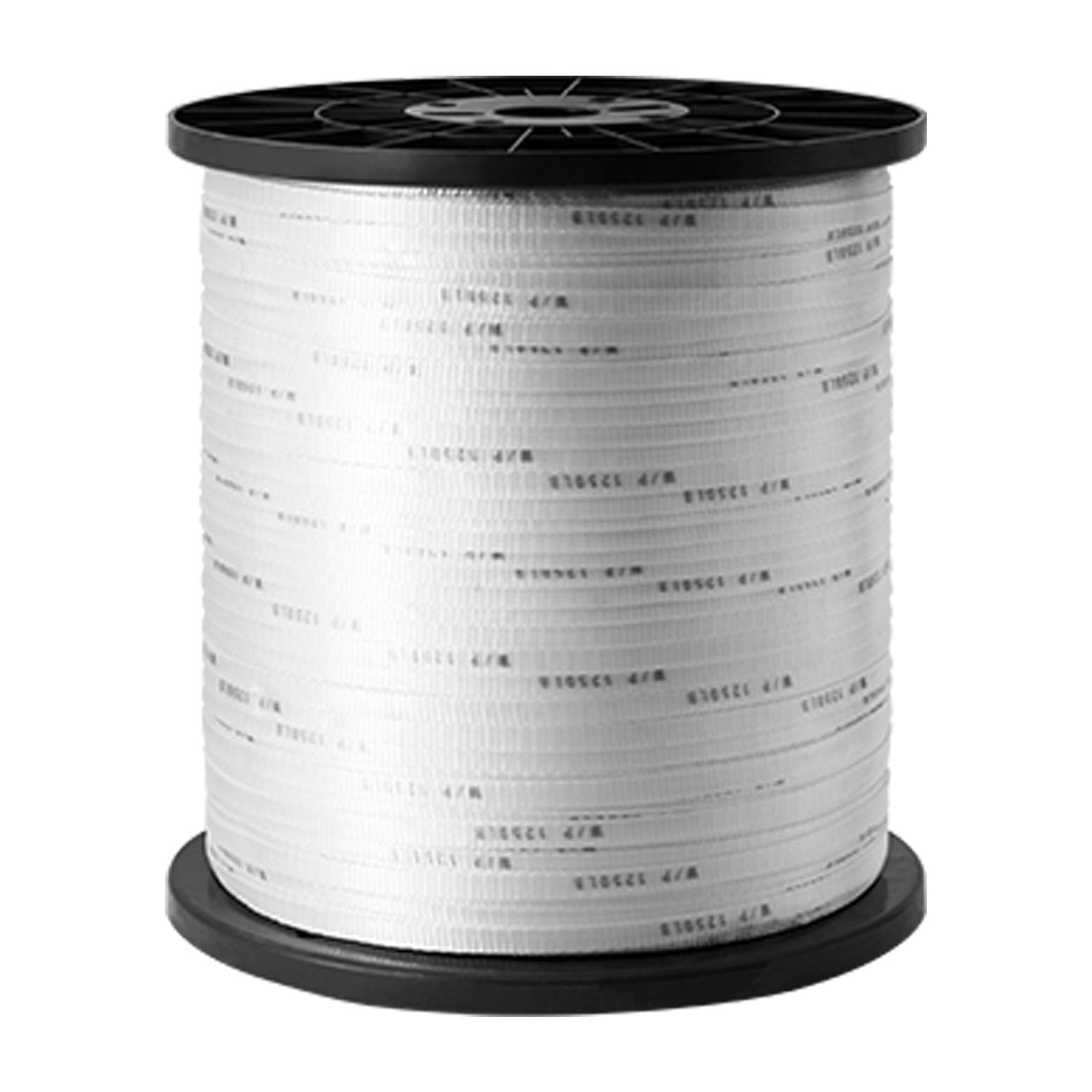VEVOR Polyester Pull Tape, 1/2" x 5249' Mule Tape Flat Rope, 1250 lbf Tensile Capacity, Printed Webbing Cable Pulling Tape for Packaging, Gardening, Commercial Electrical, Conduit Work, White 