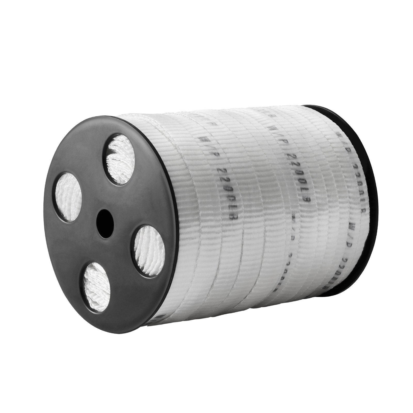 VEVOR Polyester Pull Tape, 5/8" x 318' Mule Tape Flat Rope, 2200 lbf Tensile Capacity, Printed Webbing Cable Pulling Tape for Packaging, Gardening, Commercial Electrical, Conduit Work, White 