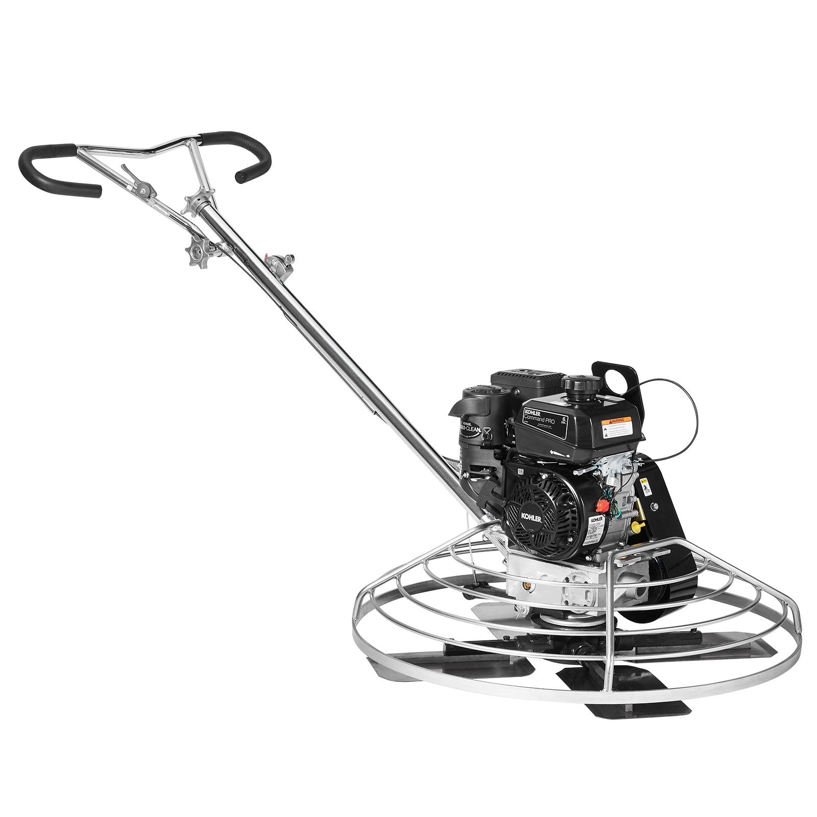 VEVOR Power Walk-Behind Cement Trowel 38” 6HP Gas-Powered with Float Pan Blade 