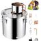 VEVOR Moonshine Still 13 Gal Water Alcohol Distiller Brewing Kit Stainless Steel
