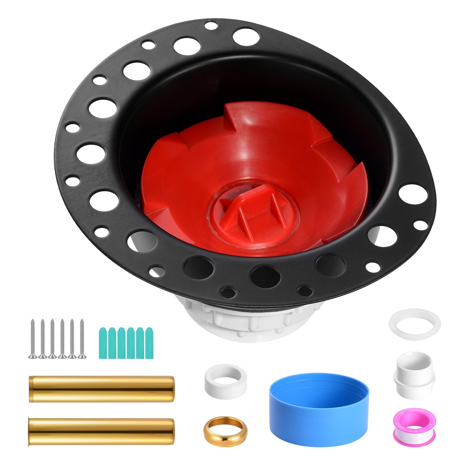 VEVOR Freestanding Tub Drain Kit Bathtub Drain Rough-in Kit with PVC Adapter 