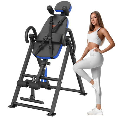 VEVOR Inversion Table Foldable Strength Training Equipment Hang Exercise Bench 