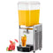 VEVOR Commercial Beverage Dispenser, 20.4 Qt 18L Single Tank Ice Tea Drink Machine, 325W 304 Stainless Steel Juice Dispenser with 41?-53.6? Thermostat Controller, for Cold Drink Restaurant Hotel Party