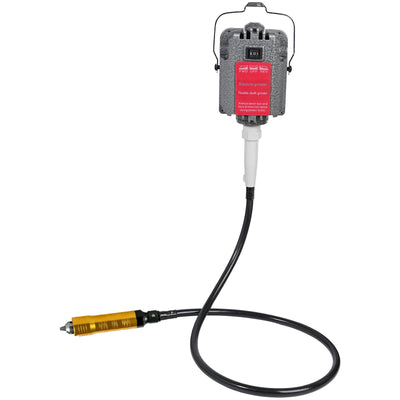 VEVOR S-R Hanging Flex Shaft Grinder 230W Rotary Tool with Stepless Speed Foot Pedal Rotary Carver 0-180000rmp for Carving, Buffing,Drilling,Polishing (6mm flexshaft), Grey 