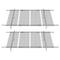 VEVOR 2 Sets Multi-Pieces Solar Panel Mounting Brackets 30°-60° Adjustable