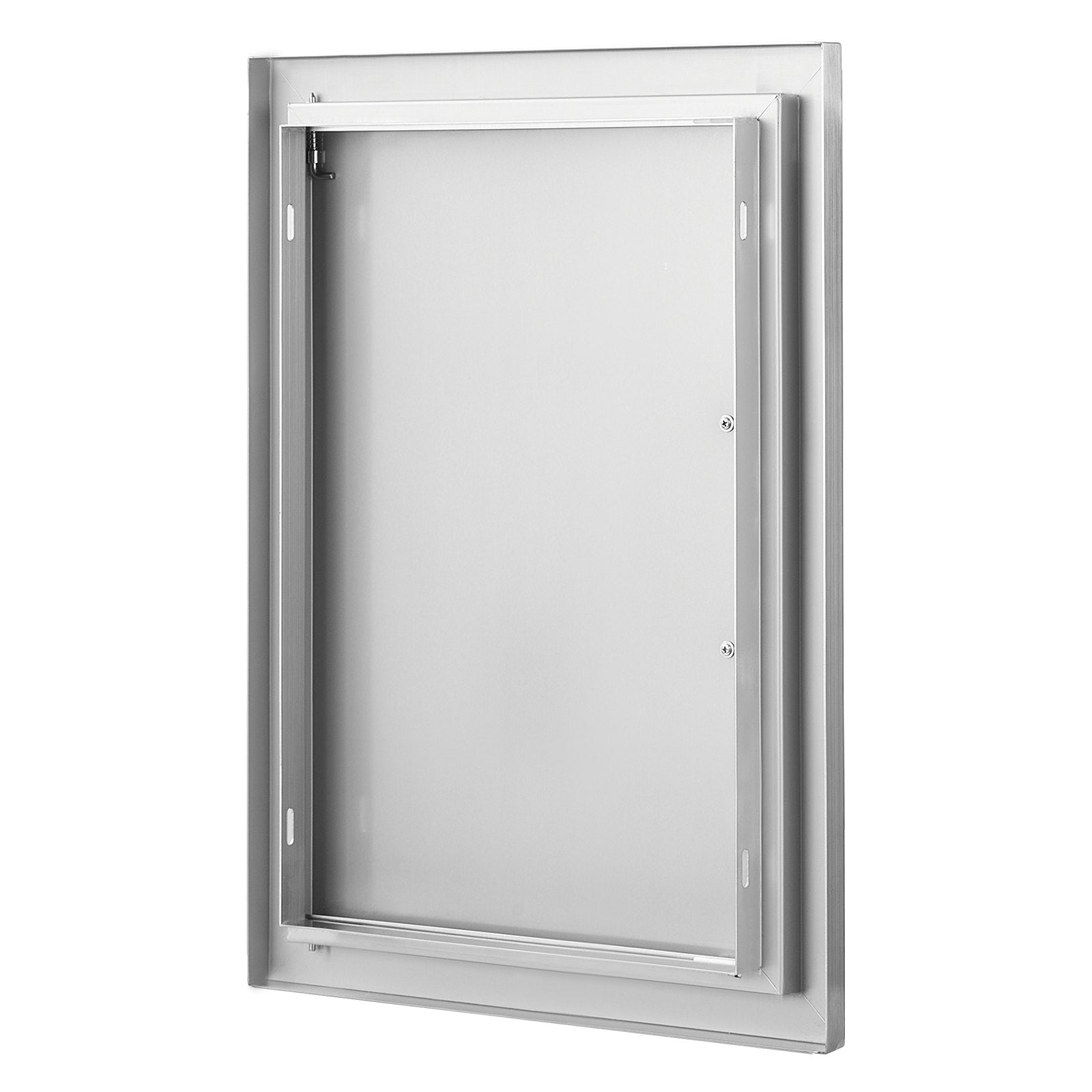 VEVOR BBQ Access Door, 16W x 22H Inch Single Outdoor Kitchen Door, Stainless Steel Flush Mount Door, Wall Vertical Door with Handle, for BBQ Island, Grilling Station, Outside Cabinet 