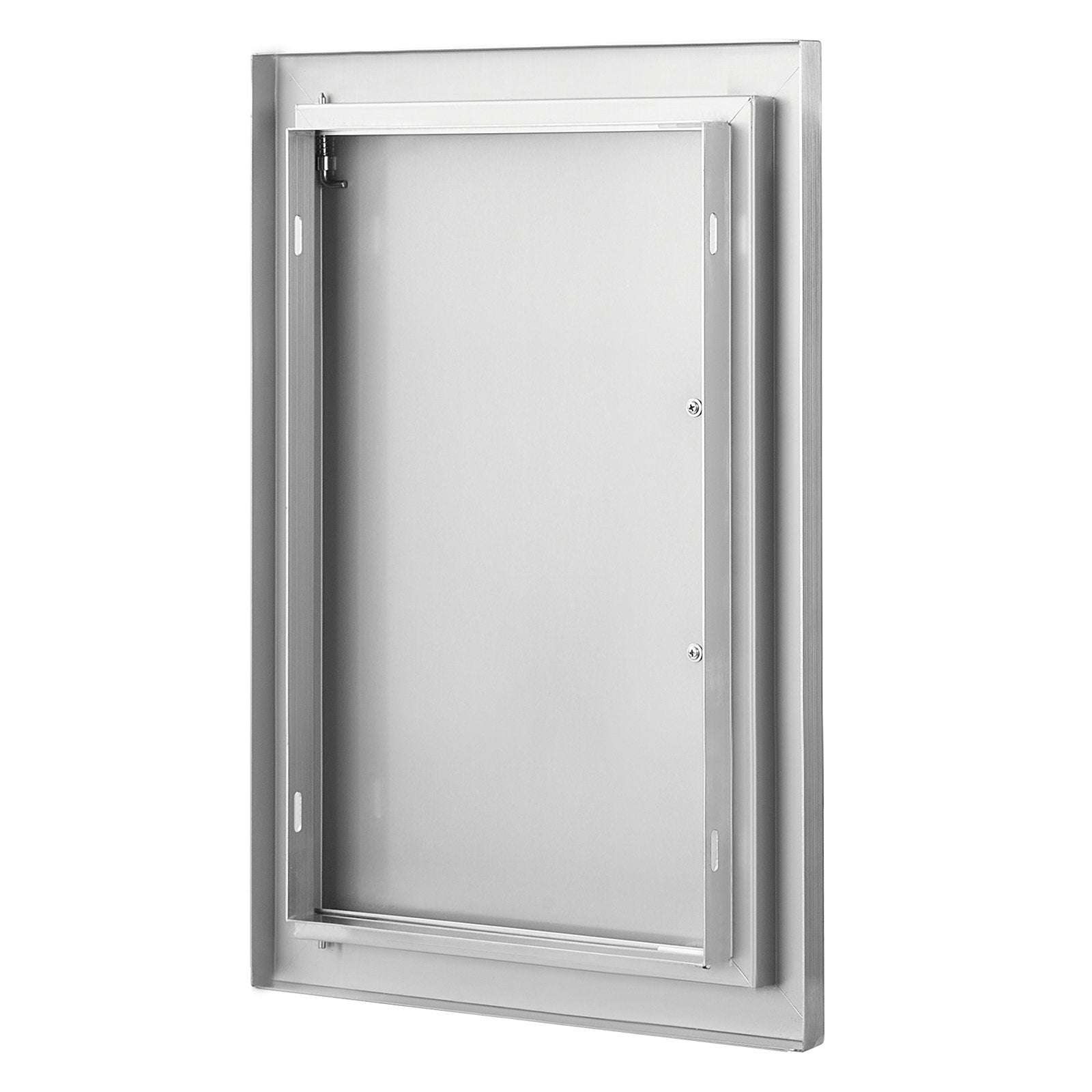 VEVOR BBQ Access Door, 14W x 20H Inch Single Outdoor Kitchen Door, Stainless Steel Flush Mount Door, Wall Vertical Door with Handle, for BBQ Island, Grilling Station, Outside Cabinet 