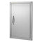 VEVOR BBQ Access Door, 17W x 24H Inch Single Outdoor Kitchen Door, Stainless Steel Flush Mount Door, Wall Vertical Door with Handle, for BBQ Island, Grilling Station, Outside Cabinet