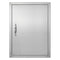 VEVOR BBQ Access Door, 20W x 27H Inch Single Outdoor Kitchen Door, Stainless Steel Flush Mount Door, Wall Vertical Door with Handle, for BBQ Island, Grilling Station, Outside Cabinet