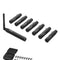 VEVOR DMX Wireless Receiver Transmitter Controller for Stage Light 8 PCs Black