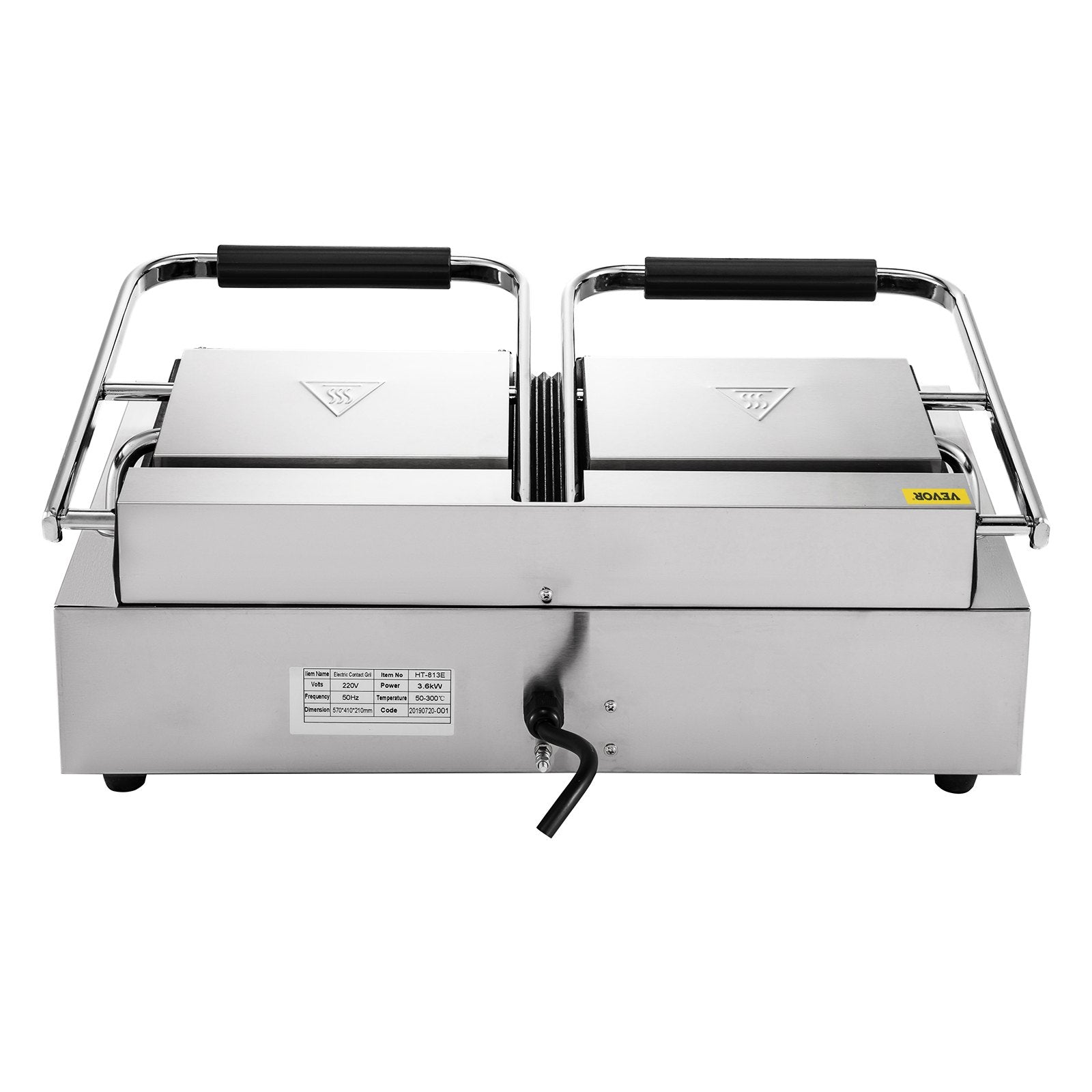3600W Electric Bread Twin Grill Sandwich Bread Toaster Press Maker 