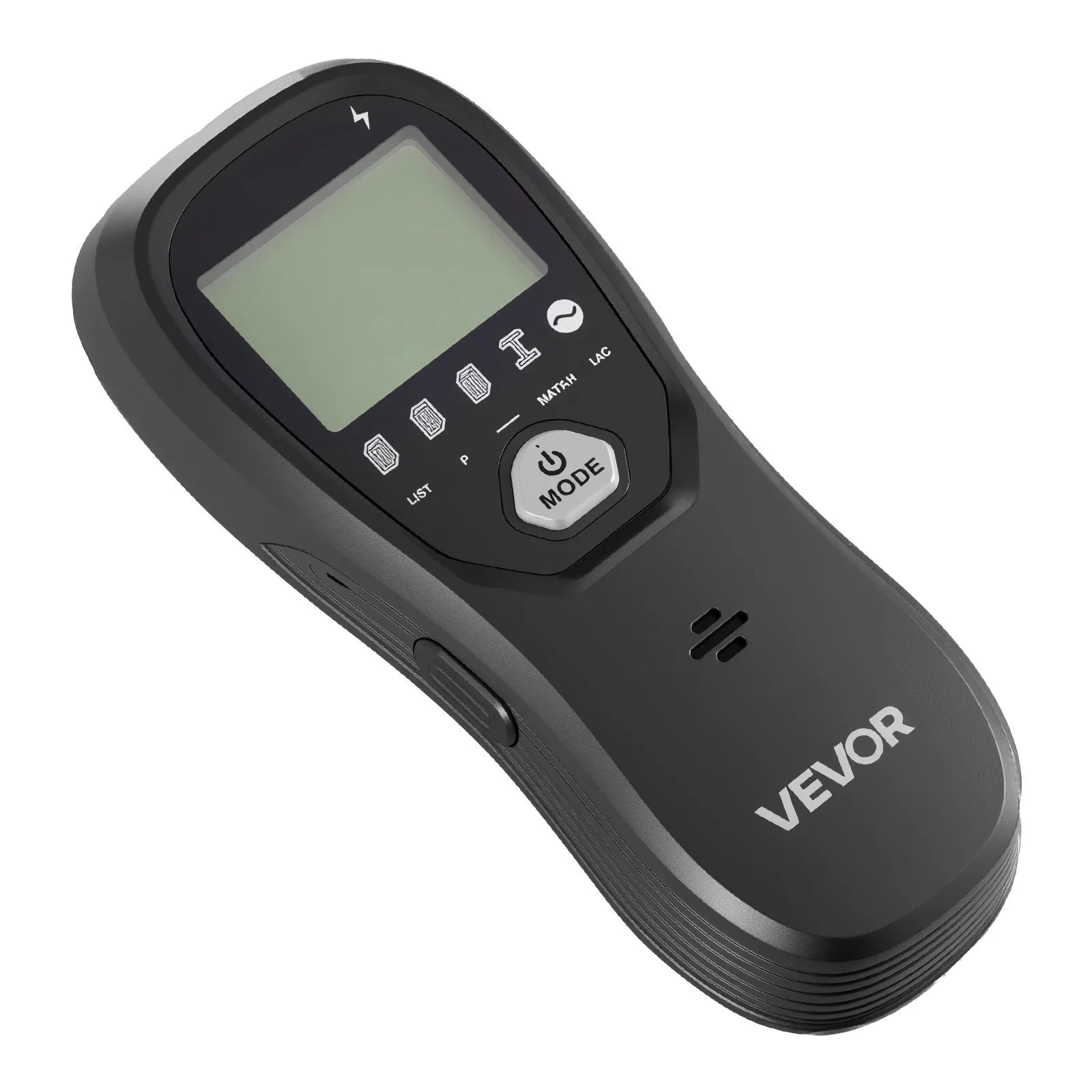 VEVOR Stud Finder Wall Scanner, 5 in 1, Electronic Wall Stud Detector with Smart Sensor, High-Definition LCD Display and Audio Alarm, for the Center and Edge of Metal, AC Wire, Joists, Pipes, Black 