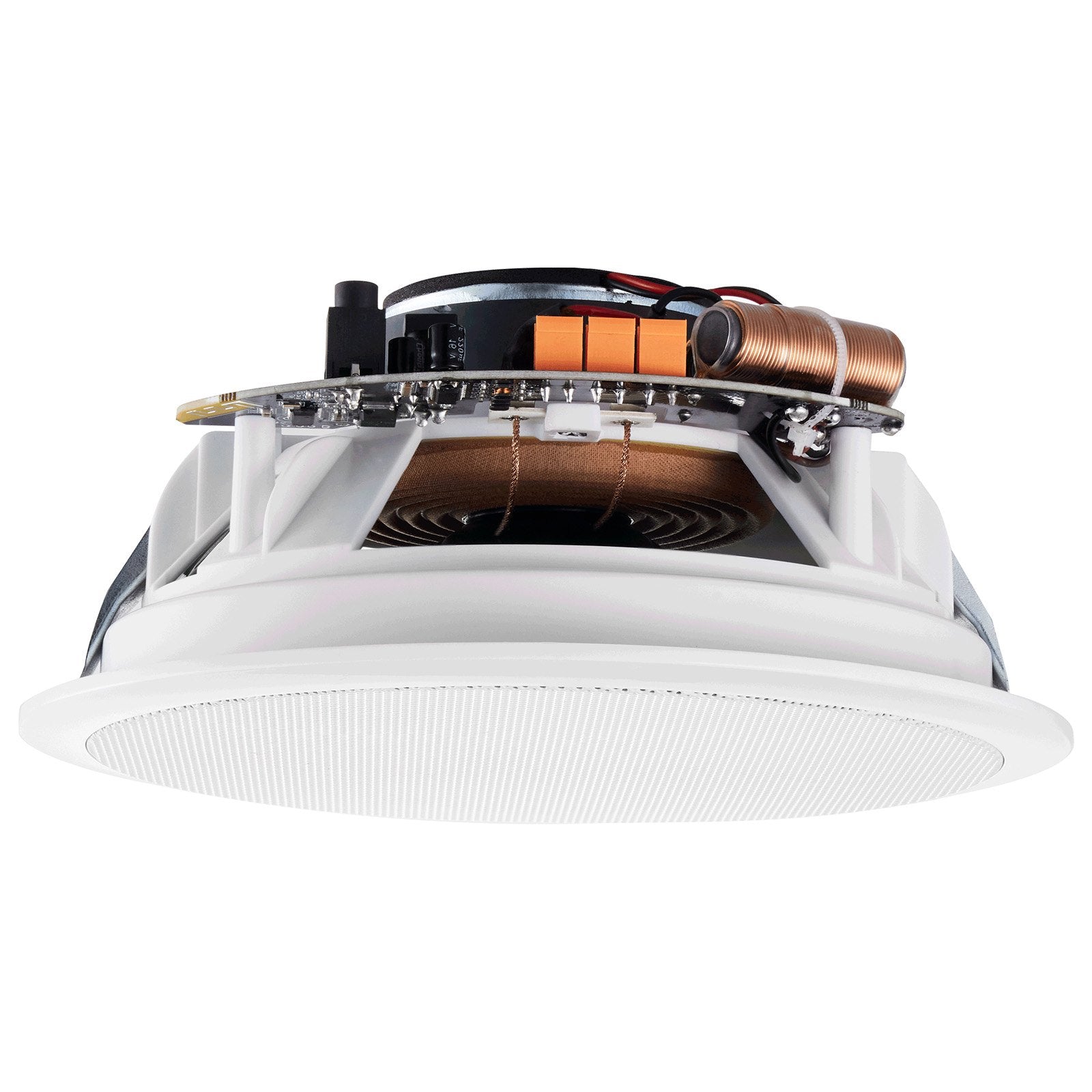 VEVOR 2 PCs 6.5'' Bluetooth in Ceiling Speakers, 150W, Flush Mount Ceiling & in-Wall Speaker System with 8?Impedance 89dB Sensitivity, for Home Kitchen Living Room Bedroom or Covered Outdoor Porches 