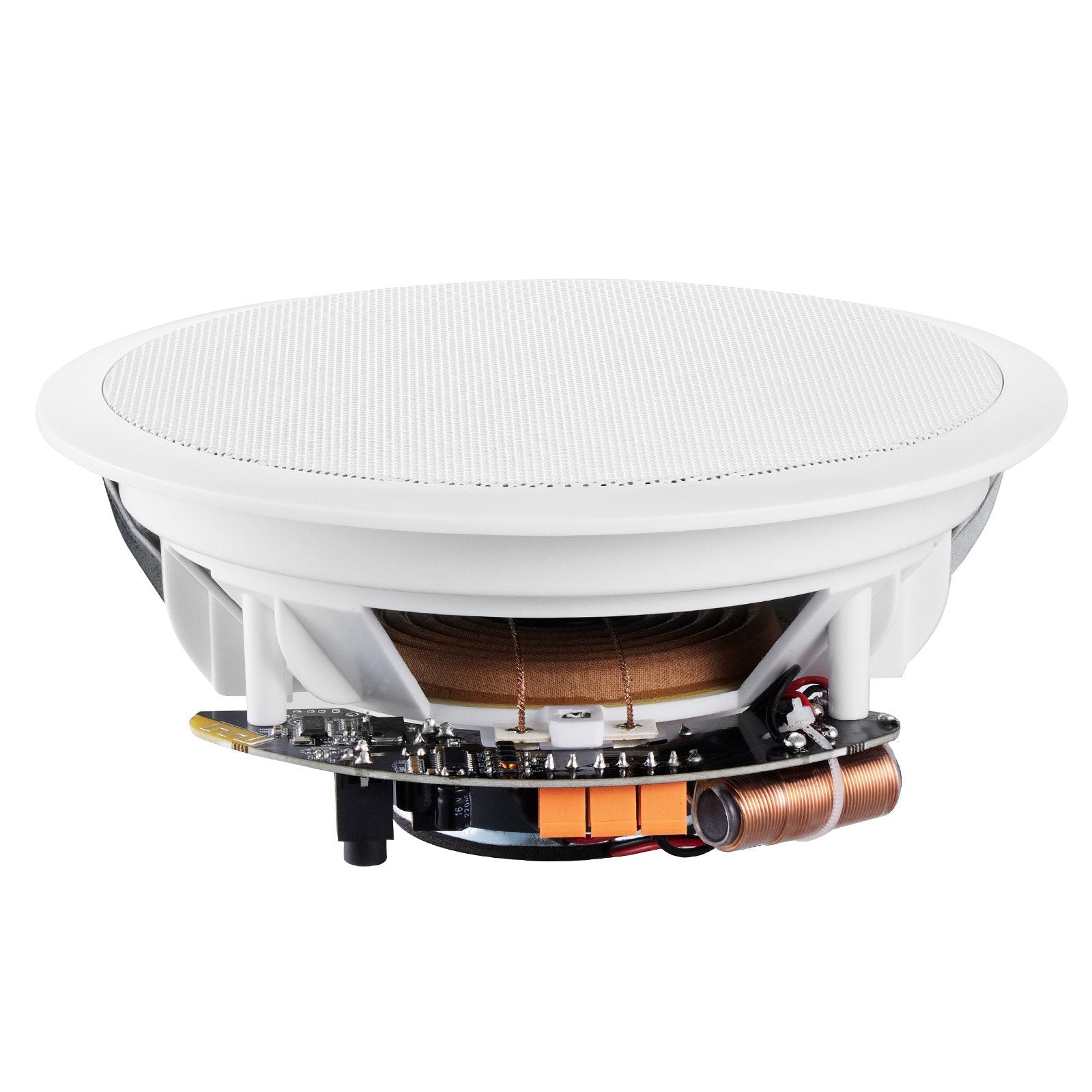 VEVOR 2 PCs 6.5'' Bluetooth in Ceiling Speakers, 150W, Flush Mount Ceiling & in-Wall Speaker System with 8?Impedance 89dB Sensitivity, for Home Kitchen Living Room Bedroom or Covered Outdoor Porches 