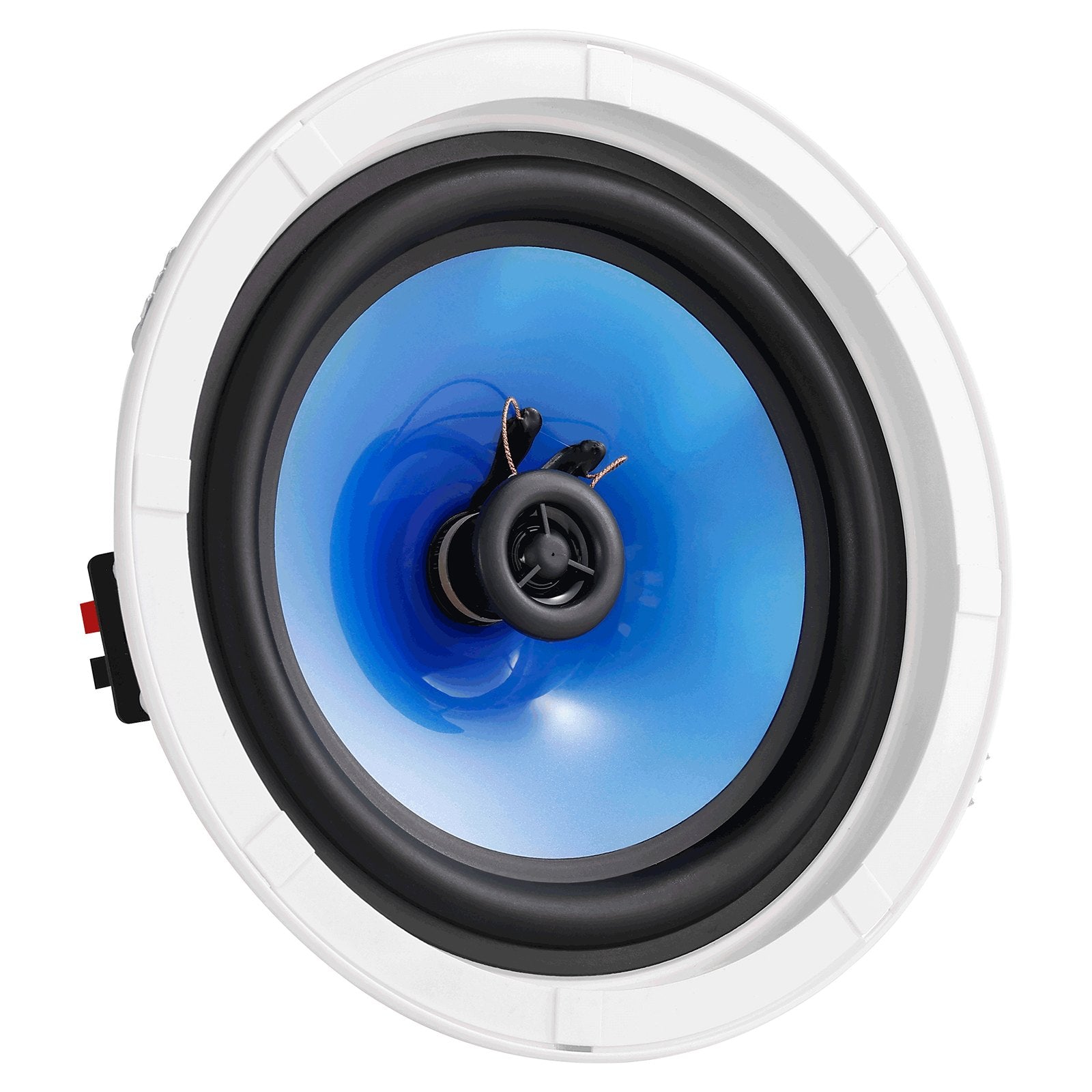 VEVOR 2 PCs 8 Inch in Ceiling Speakers, 50-Watts, Flush Mount Ceiling & in-Wall Speakers System with 8?Impedance 89dB Sensitivity, for Home Kitchen Living Room Bedroom or Covered Outdoor Porches 