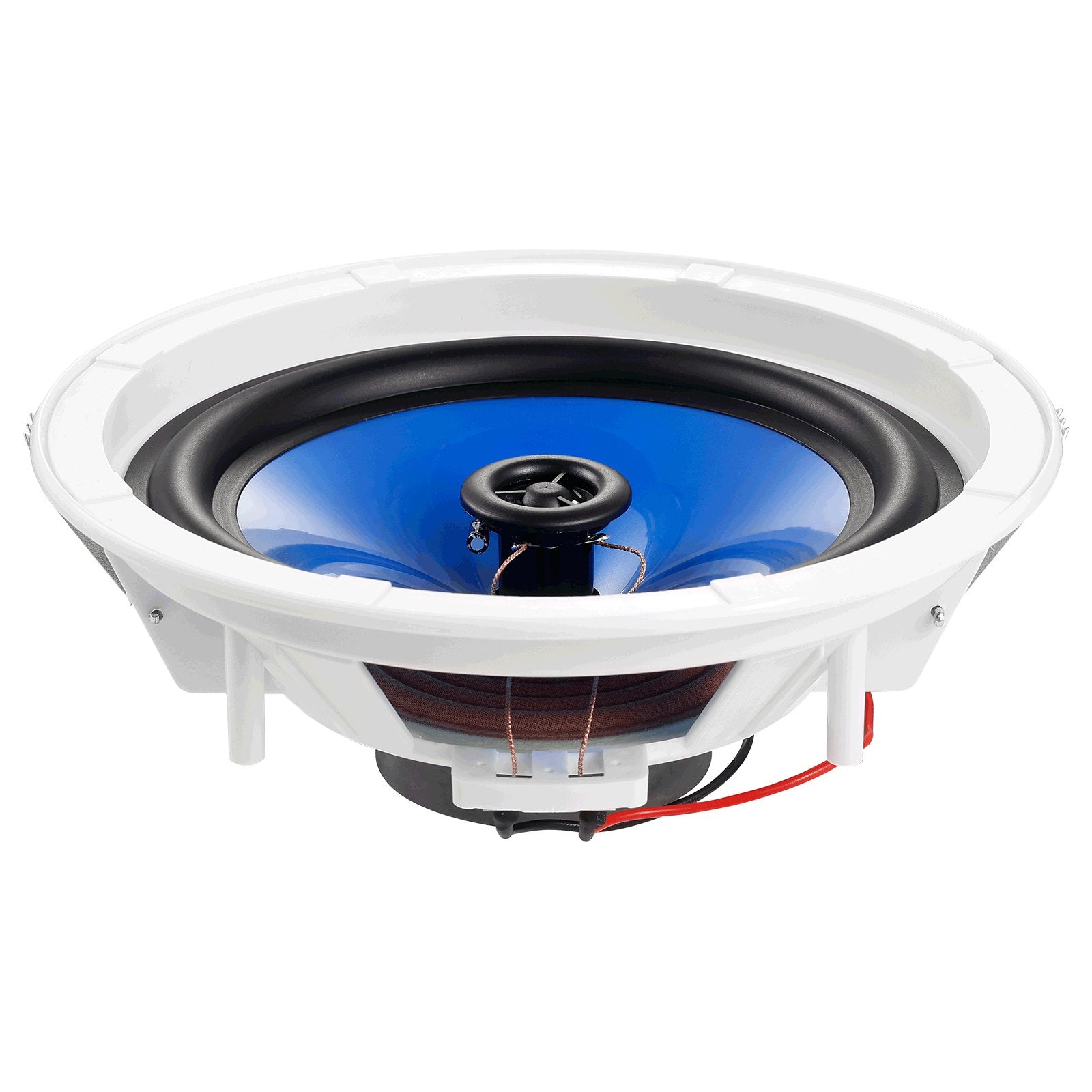 VEVOR 2 PCs 8 Inch in Ceiling Speakers, 50-Watts, Flush Mount Ceiling & in-Wall Speakers System with 8?Impedance 89dB Sensitivity, for Home Kitchen Living Room Bedroom or Covered Outdoor Porches 