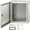 VEVOR Steel Electrical Box 12'' x 10'' x 6'' Electrical Enclosure Box, Carbon Steel Hinged Junction Box, IP65 Weatherproof Metal Box Wall-Mounted Electronic Equipment Enclosure Box with Mounting Plate