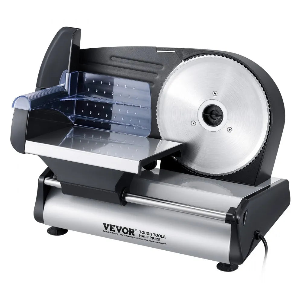 VEVOR Meat Slicer 180W 7.5" Electric Deli Food Slicer for Meat Bread Cheese
