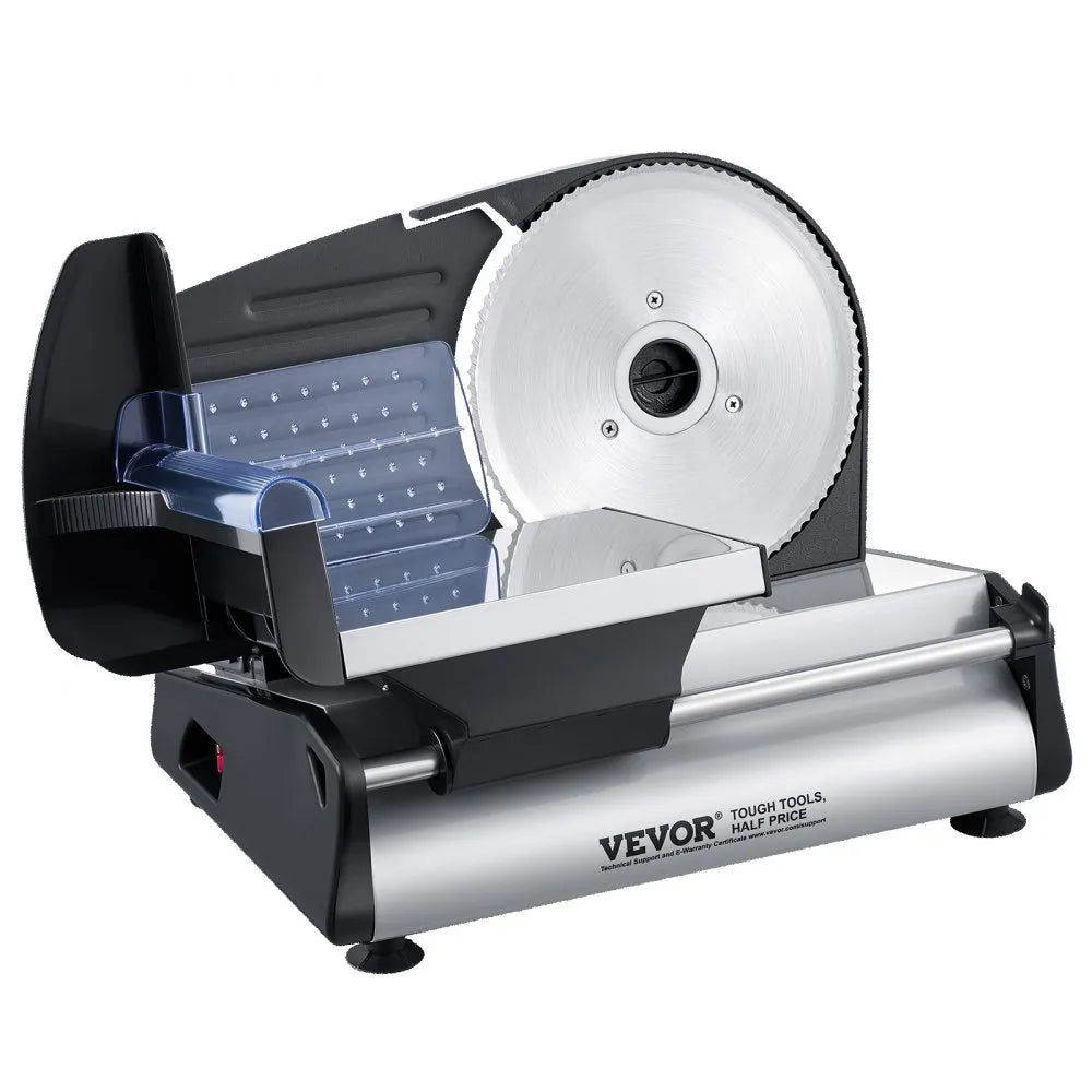 VEVOR Meat Slicer 180W 7.5" Electric Deli Food Slicer for Meat Bread Cheese