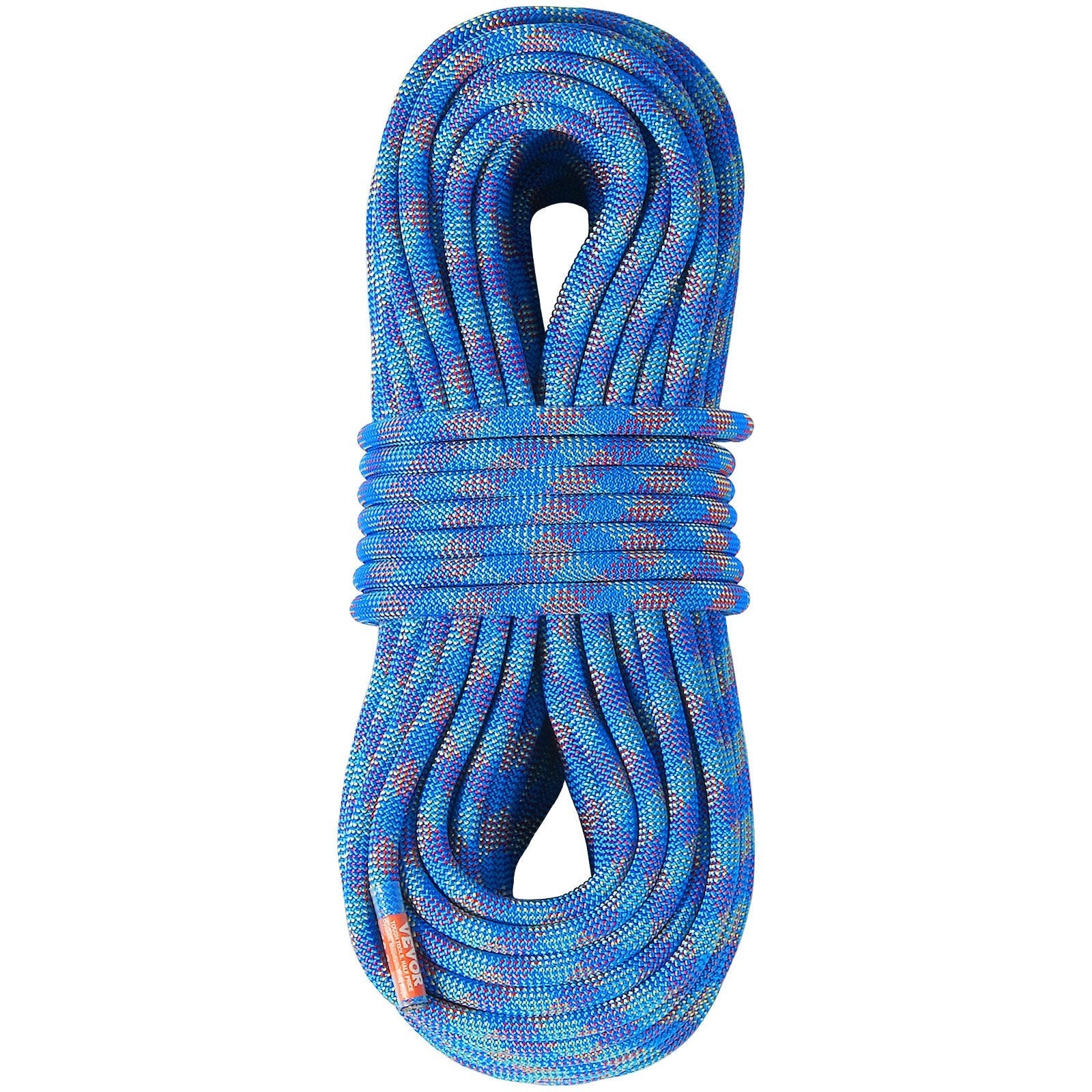 VEVOR 10.2mm Dynamic Climbing Rope 70M(230ft) Outdoor Rock Climbing Rope Blue 