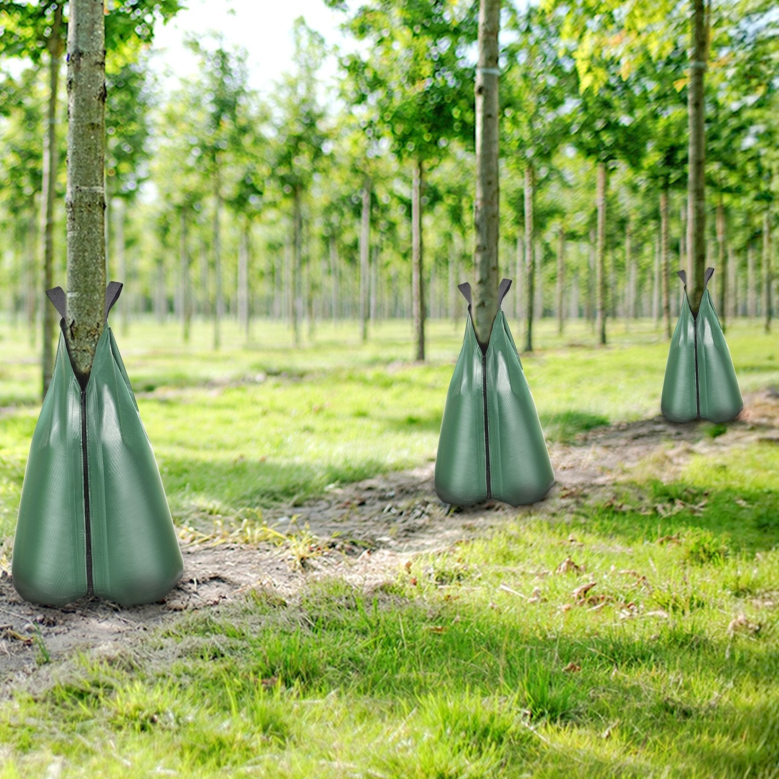 VEVOR Tree Watering Bag 4 Packs 20 Gallons Slow Release Tree Water Bag Durable 