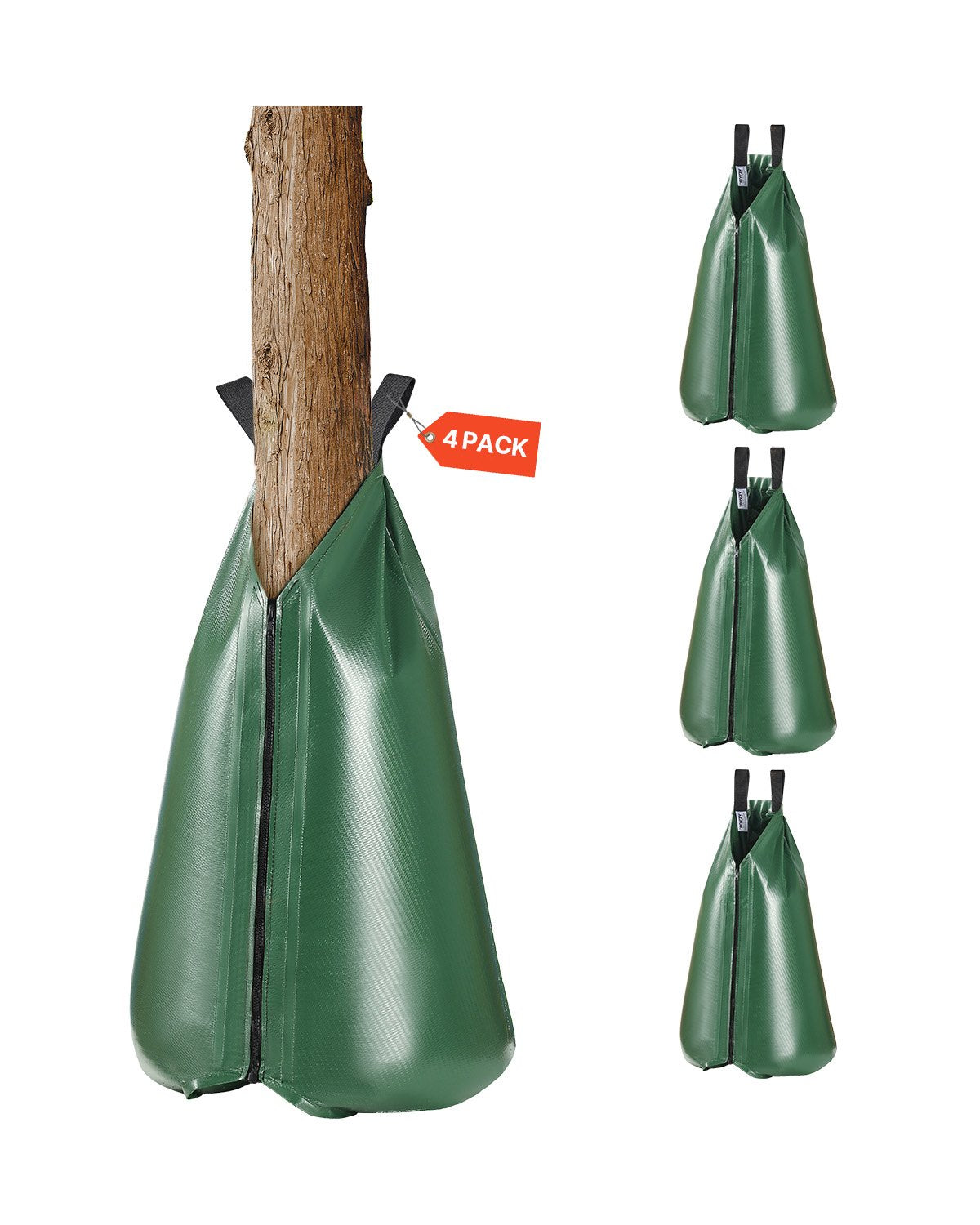 VEVOR Tree Watering Bag 4 Packs 20 Gallons Slow Release Tree Water Bag Durable 