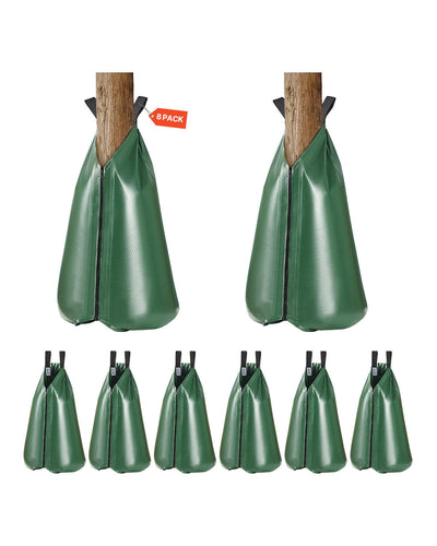 VEVOR Tree Watering Bag 8 Packs 20 Gallons Slow Release Tree Water Bag Durable 