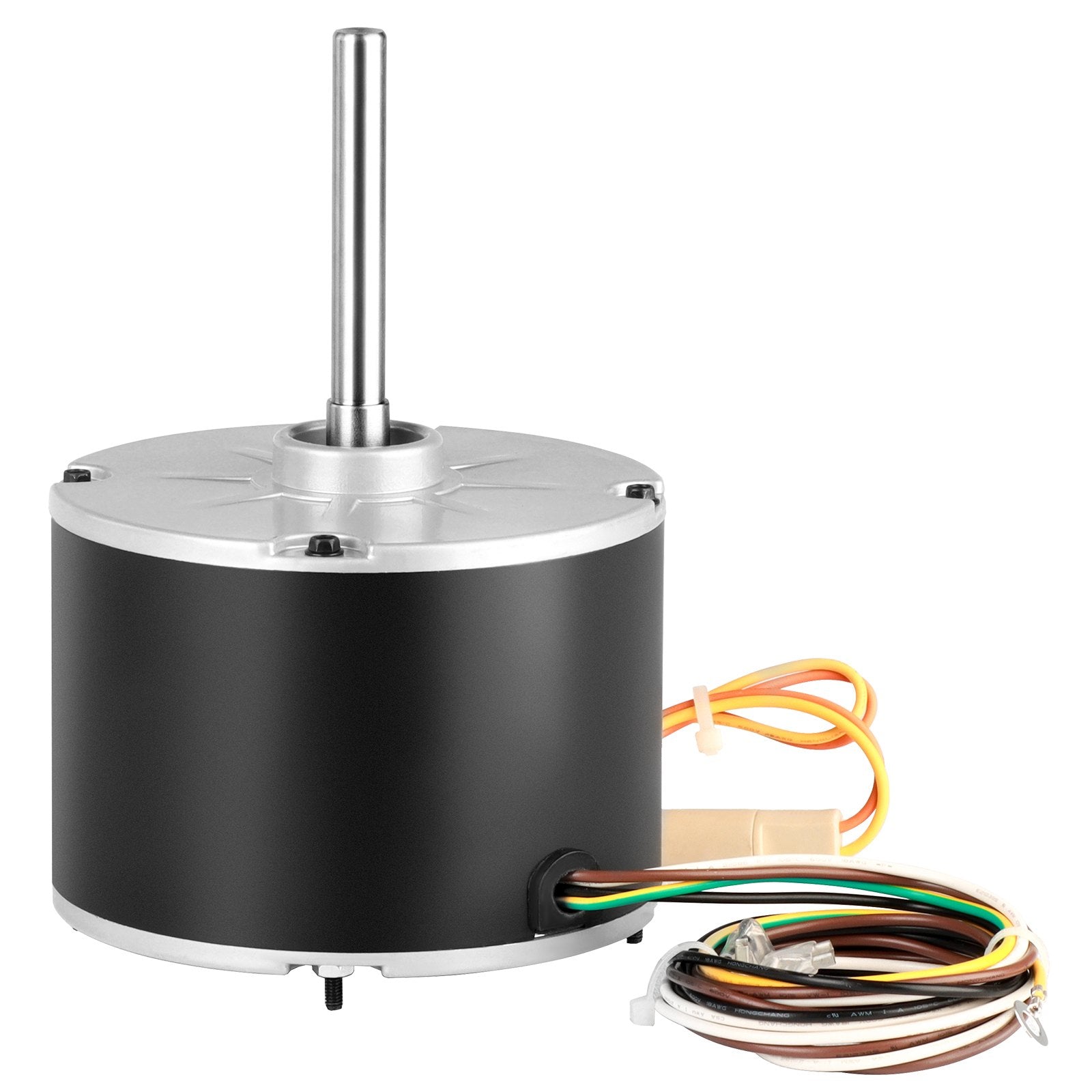 VEVOR Condenser Fan Motor 5KCP39EGS070S, 5KCP39EGY823S, 1/4 HP 208-230V, 1100RPM, OEM Standard Upgraded Replacement Condenser Motor Reversible Rotating, Explosion-proof CBB65 5?F/370V Capacitor 