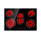 30-Inch Built-In Electric Ceramic Cooktop, 5 Burners, 8900W, Touch Control, 220–240V