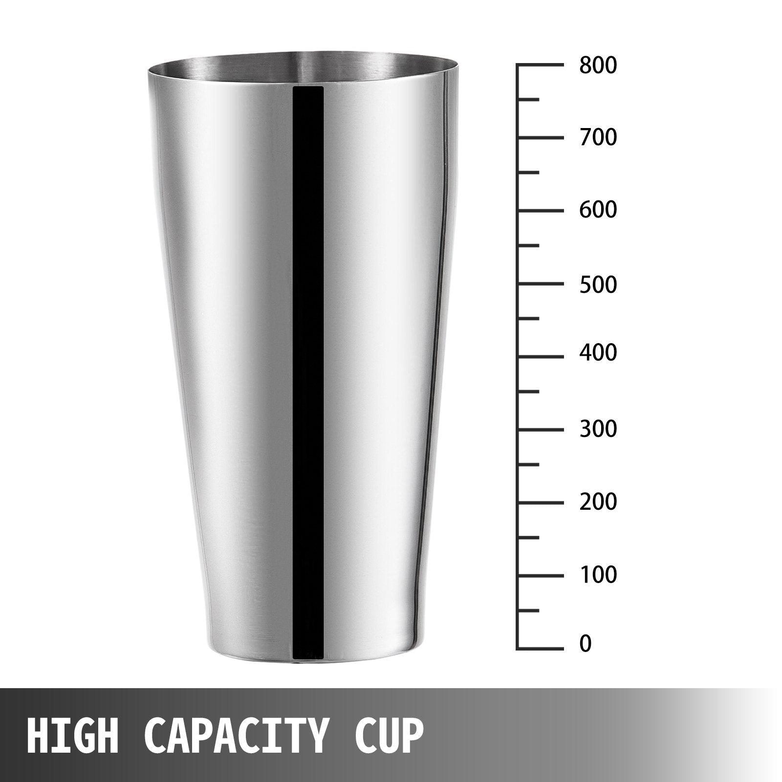 VEVOR Milkshake Maker Kit, Stainless Steel Electric Milkshake Maker, 180W Milkshake Machine, Single Head Classic Milkshake Maker with 800ml Cup, Silver Milkshake Maker Machine, 2 Speed Adjustable 
