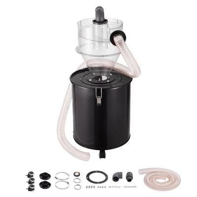 VEVOR Cyclone Dust Separator w/ Tank Vacuum Cleaner Separator 4" for 13 Gal Tank 