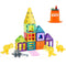 VEVOR Magnetic Tiles Magnetic Building Toy 56 PCS Magnet Blocks for Kids 3D Set