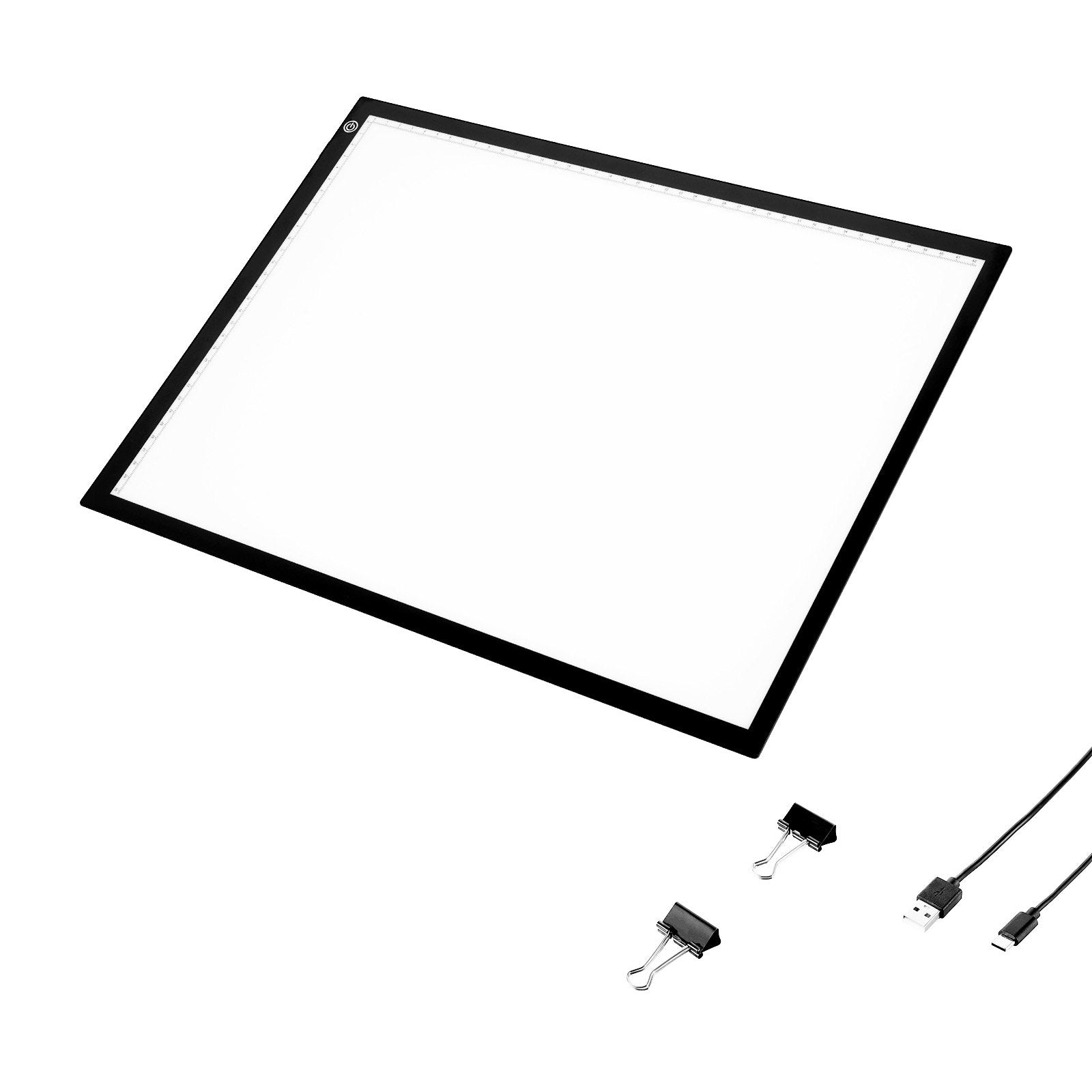 VEVOR A3 LED Light Board USB Powered Tracing Pad 3 Level Dimmable Brightness 