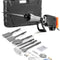 VEVOR Demolition Jack Hammer, 2200W Electric Jackhammer Heavy Duty, 1350 BPM Concrete Breaker 6pcs Chisels Bit Chipping with Case, Black